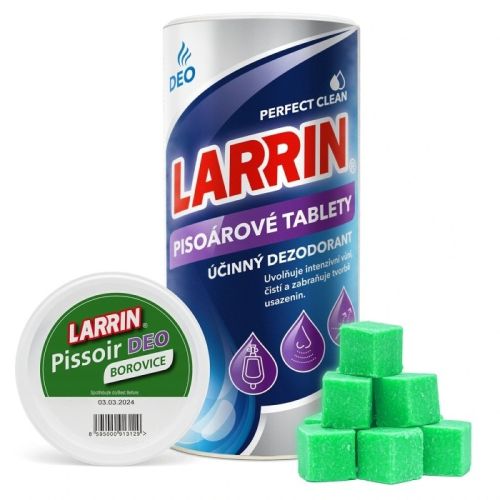 Larrin Pissoir Deo tablety do piso�ru Borovice 900 g Larrin Pissoir Deo tablety do piso�ru Borovice 900 g